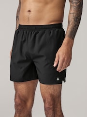 Black 7 Inch Active Gym Sports Shorts - Image 1 of 11