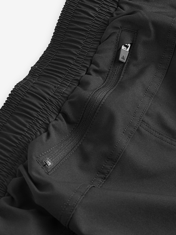 Black 7 Inch Active Gym Sports Shorts - Image 11 of 11