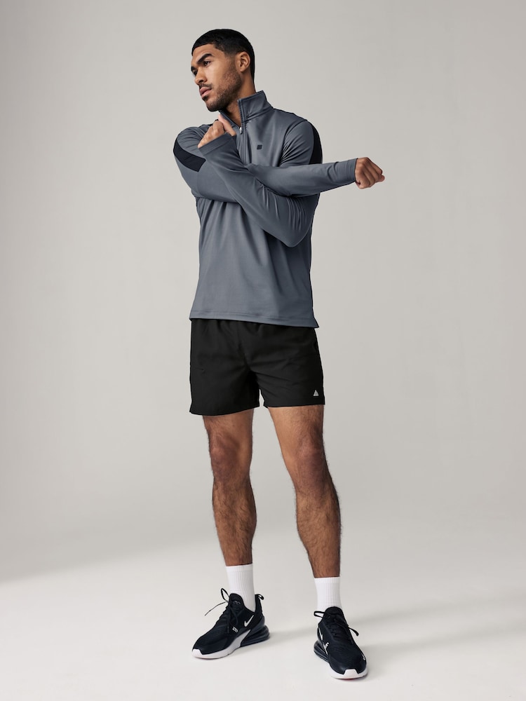 Black 7 Inch Active Gym Sports Shorts - Image 2 of 11