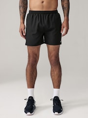 Black 7 Inch Active Gym Sports Shorts - Image 3 of 11