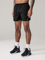 Black 7 Inch Active Gym Sports Shorts - Image 5 of 11