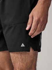 Black 7 Inch Active Gym Sports Shorts - Image 6 of 11
