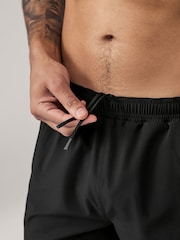 Black 7 Inch Active Gym Sports Shorts - Image 7 of 11