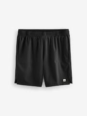 Black 7 Inch Active Gym Sports Shorts - Image 8 of 11
