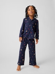 Gap Navy Gingerbread Matching Family Flannel Pyjamas Set (6mths-5yrs) - Image 3 of 3