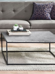Julian Bowen Grey Staten Square Coffee Table - Image 1 of 3