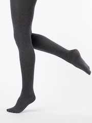 Weird Fish Grey Una Plain Tights - Image 1 of 3