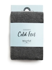 Weird Fish Grey Una Plain Tights - Image 3 of 3