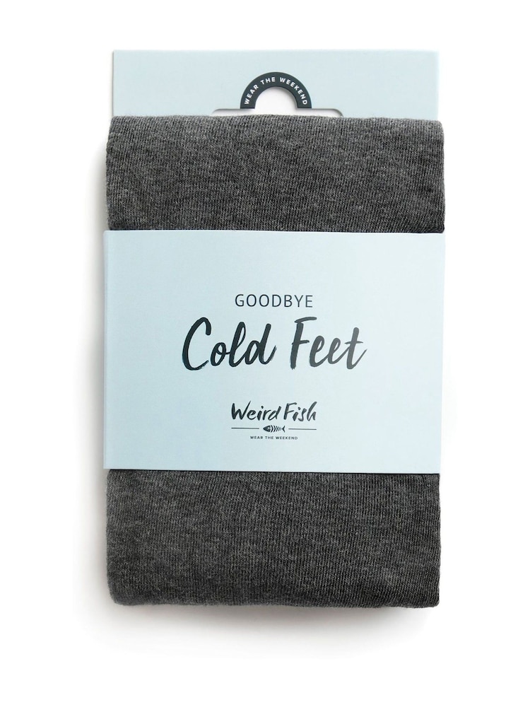 Weird Fish Grey Una Plain Tights - Image 3 of 3 Weird Fish Grey Una Plain Tights - Image 3 of 3