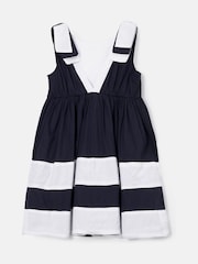 Angel & Rocket Blue 100% Cotton Avery Border Dress - Image 5 of 6