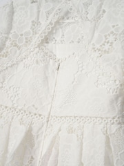 Angel & Rocket White Lace Mavea Dress - Image 9 of 9