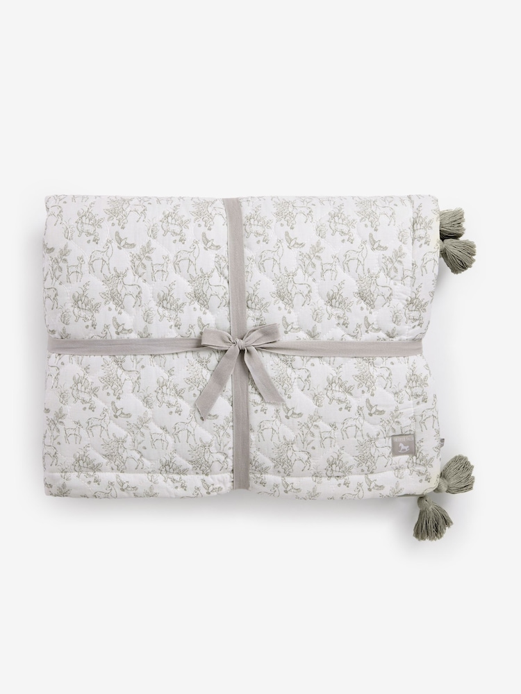 The Little Tailor White 100% Cotton Quilt - Image 1 of 12