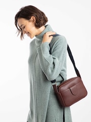 Weird Fish Brown Dion Cross-Body Bag - Image 1 of 6