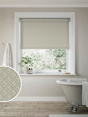 Green Drawn Geo Made to Measure Roller Blind - Image 1 of 6