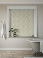 Green Drawn Geo Made to Measure Roller Blind - Image 2 of 6