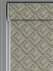 Green Drawn Geo Made to Measure Roller Blind - Image 4 of 6