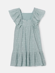 Angel & Rocket Green 100% Cotton Sara Broderie Dress - Image 5 of 6