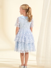 Angel & Rocket Cornflower Blue Mavea Lace Dress - Image 2 of 6