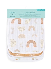 aden + anais 100% Cotton Muslin Keep Rising Snap Bibs 3 Pack - Slika 2 iz 2