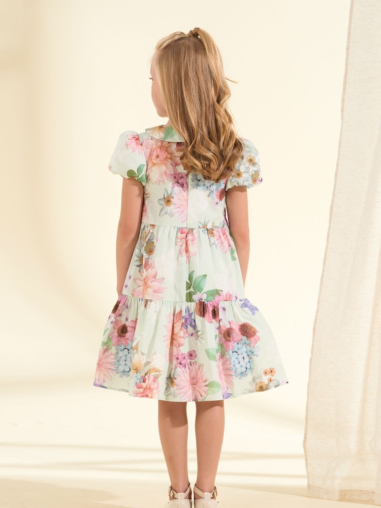 Angel & Rocket Multi 100% Cotton Lucia Collar Print Dress - Image 2 of 7