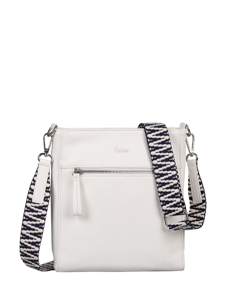 Gabor White Silena Cross-Body Bag - Image 1 of 3