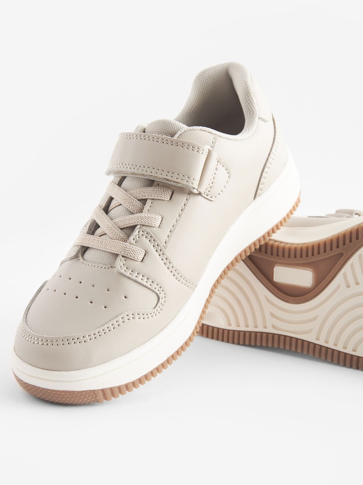 Neutral Elastic Lace Trainers - Image 5 of 5