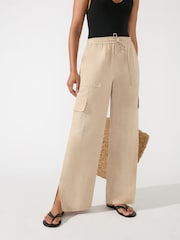Ro&Zo Cargo Brown Trousers - Image 1 of 5