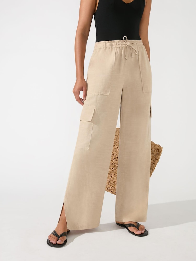 Ro&Zo Cargo Brown Trousers - Image 1 of 5
