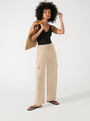 Ro&Zo Cargo Brown Trousers - Image 3 of 5