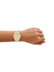 Armani Exchange Gold Tone Sync Chronograph Stainless Steel Watch - Image 7 of 8