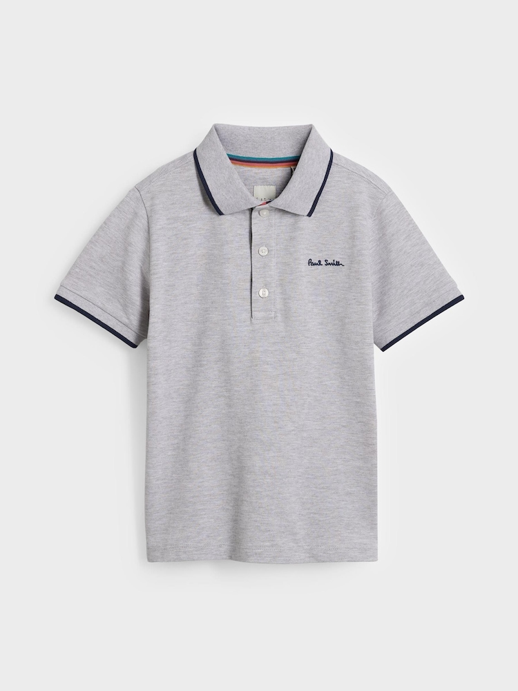 Paul Smith Junior Boys Short Sleeve Signature Polo Shirt - Image 1 of 4