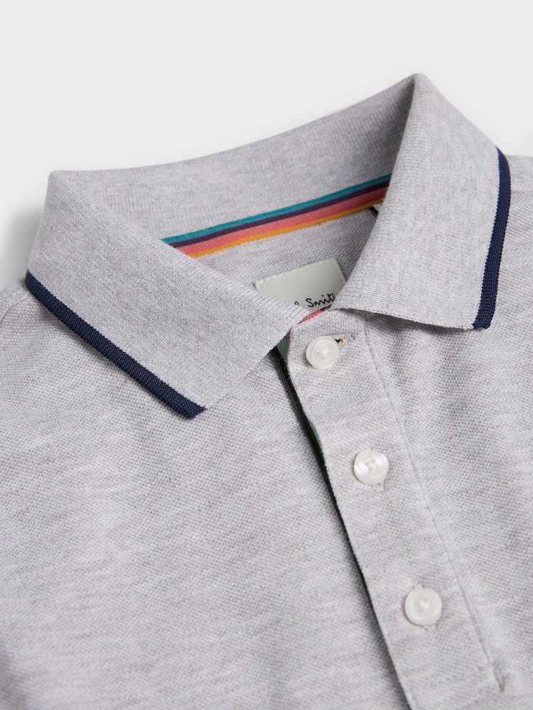 Paul Smith Junior Boys Short Sleeve Signature Polo Shirt - Image 4 of 4