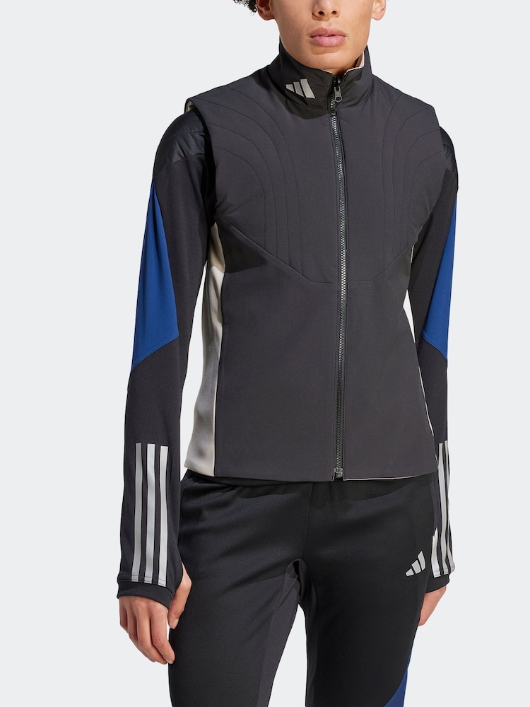 adidas Football Black/Brown Tiro 23 Club Gilets - Image 4 of 7