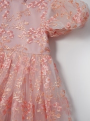 Angel & Rocket Pink Noemie Embroidered Dress - Image 7 of 7