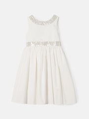 Angel & Rocket White Sequin Bow Claudia Dress - Image 9 of 11