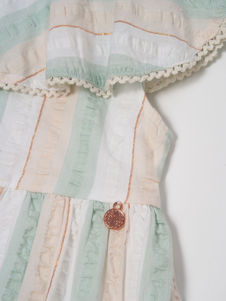 Angel & Rocket Green Tasha Collar Sundress - Image 6 of 6