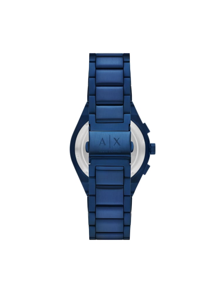Armani Exchange Blue Sync Chronograph Stainless Steel Watch - Image 2 of 6 Armani Exchange Blue Sync Chronograph Stainless Steel Watch - Image 2 of 6
