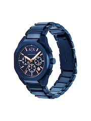 Armani Exchange Blue Sync Chronograph Stainless Steel Watch - Image 3 of 6