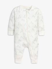 Blau - The Little Tailor 2-teiliges Hasen-Geschenkset für Babys mit Schlafanzug und Spielzeug aus 100 % Baumwolle - Bild 2 von 10