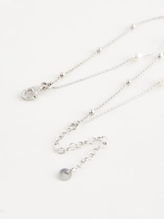 Sterling Silver Delicate Pearl Bracelet - Image 4 of 4