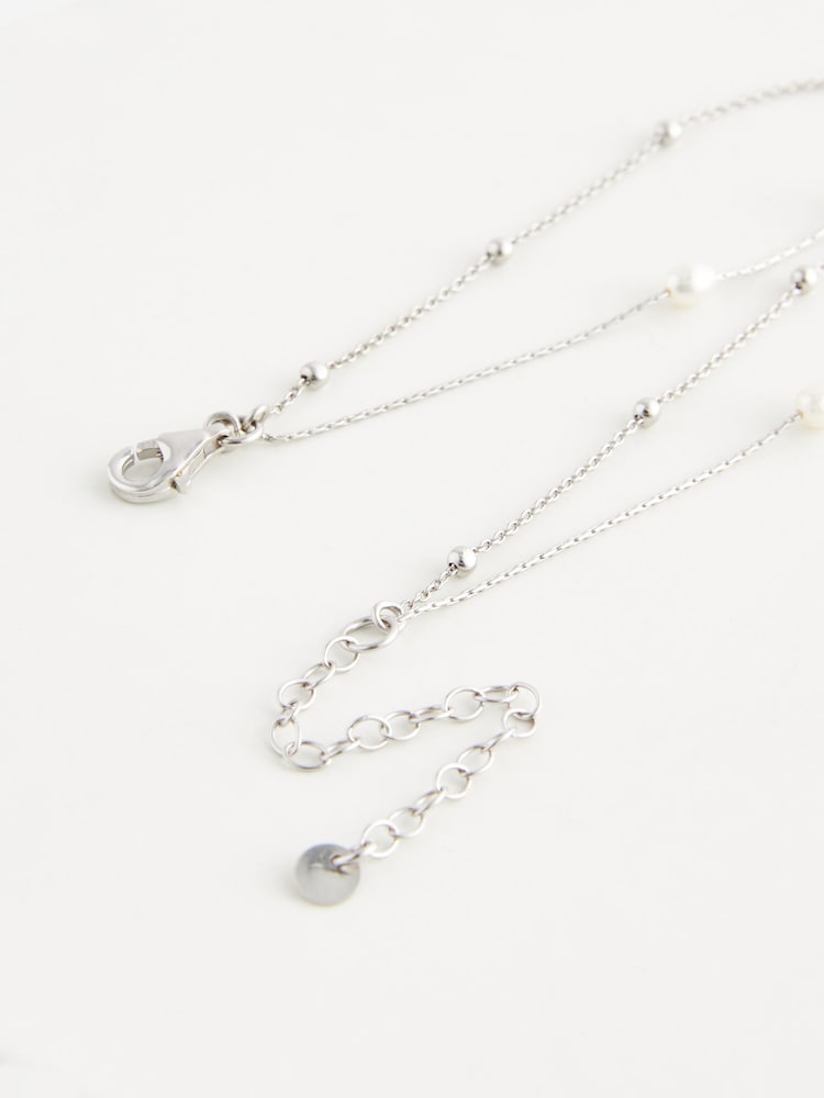 Sterling Silver Delicate Pearl Bracelet - Image 4 of 4