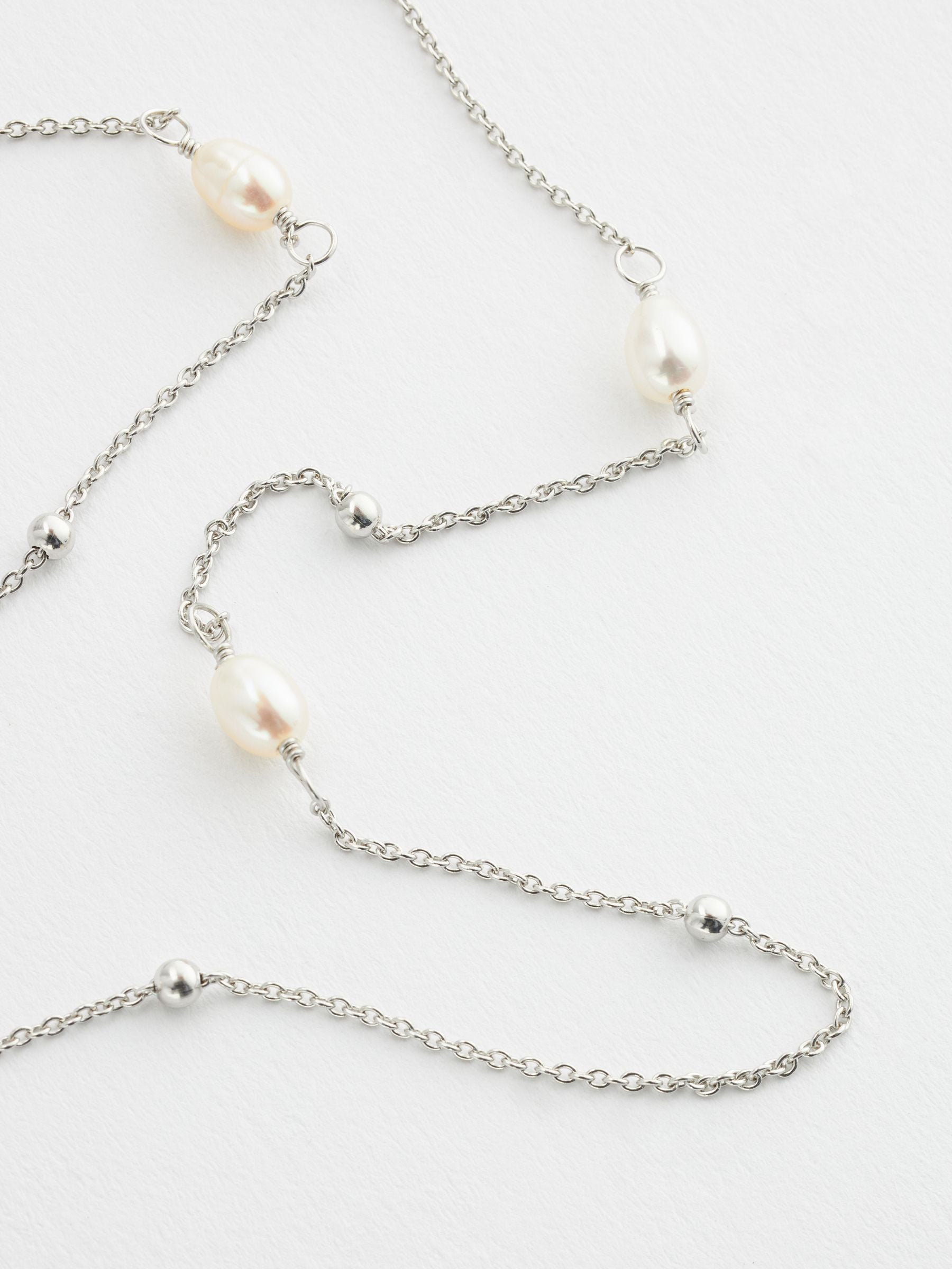 8.5-9.0 mm AA+ White Freshwater Pearl Necklace – Pearl Paradise