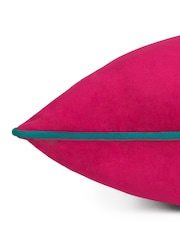 Furn Pink Meridian Velvet 55cm X 55cm Cushion Cover - Image 6 of 6