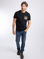 Weird Fish Black Band On The Grunion Back Print Artist T-Shirt - Image 3 of 6