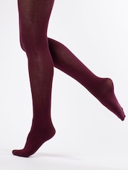 Weird Fish Purple Una Plain Tights - Image 1 of 3