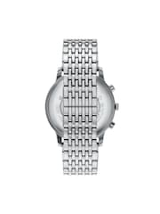 Emporio Armani Silver Chronograph Stainless Steel Watch - Image 2 of 6