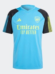 adidas Bright Blue Arsenal Tiro 23 Training Jersey - Image 7 of 8