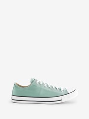 Converse Green Chuck Taylor Ox Classic Low Trainers - Image 1 of 9
