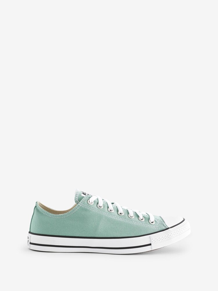 Converse Green Chuck Taylor Ox Classic Low Trainers - Image 1 of 9