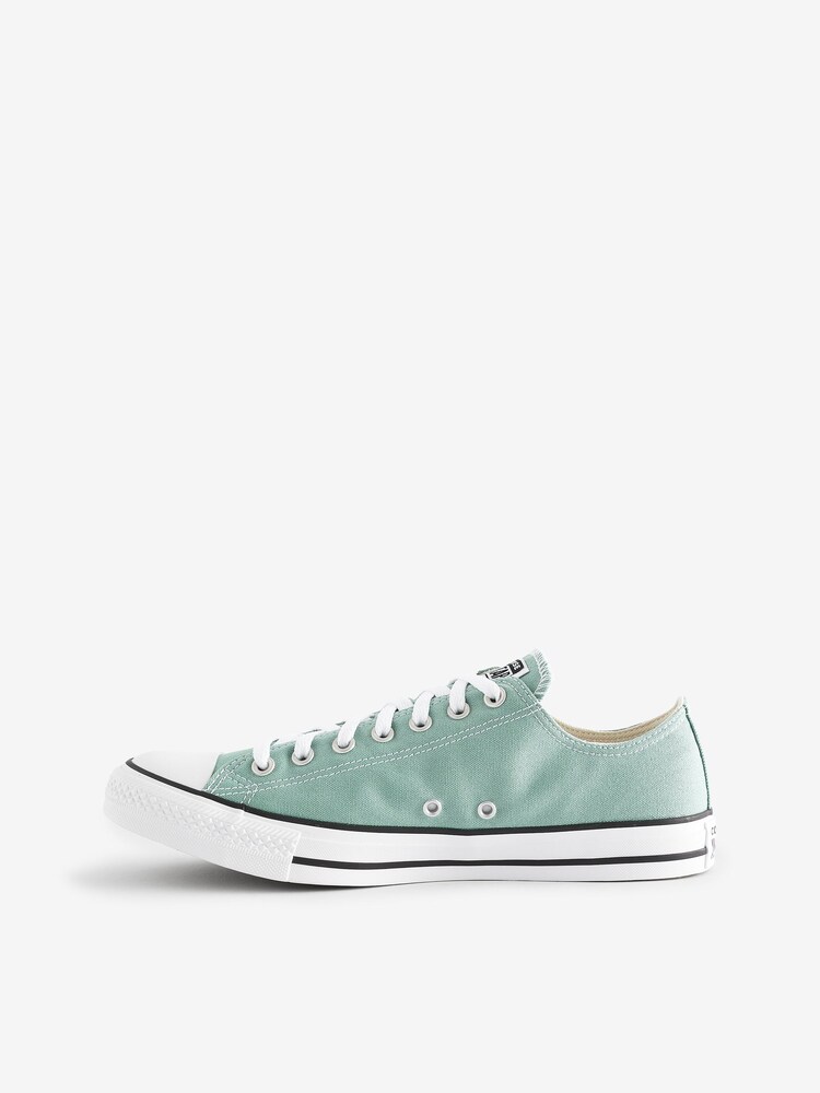 Converse Green Chuck Taylor Ox Classic Low Trainers - Image 2 of 9